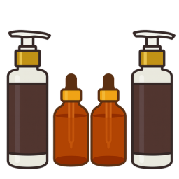 2 × Shampoo Bottles + 2 × 100ml Oil
